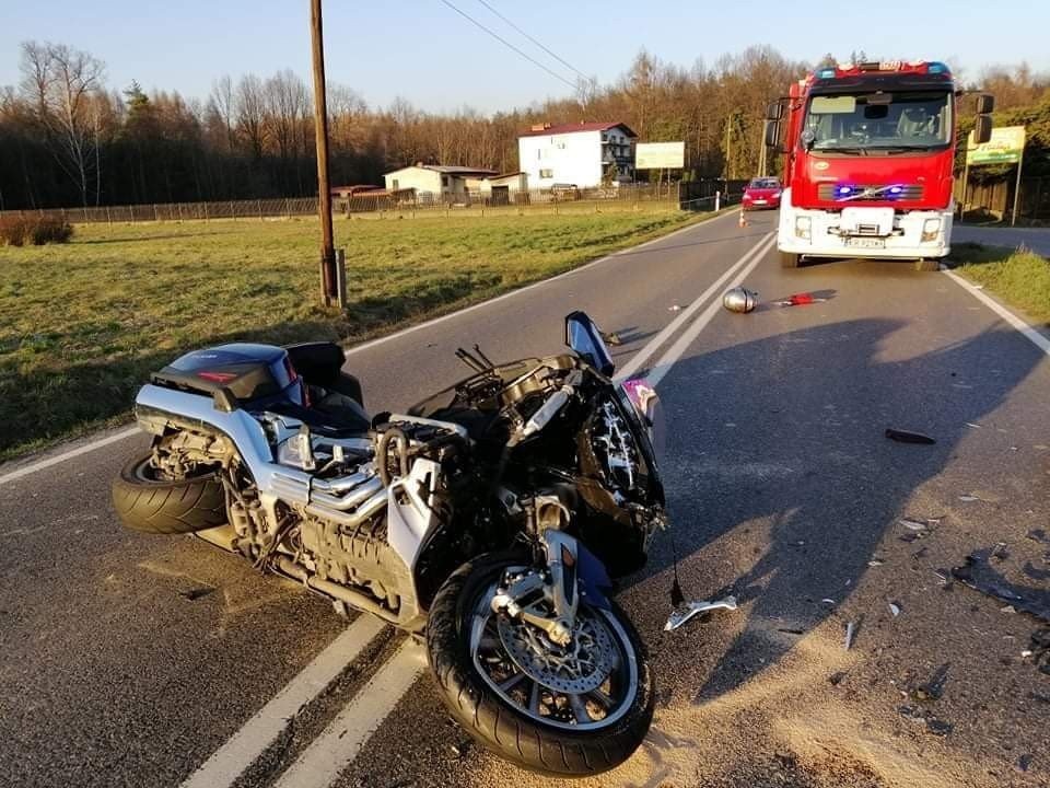 Wypadek na DW949 w Jawiszowicach – ZDJĘCIA!