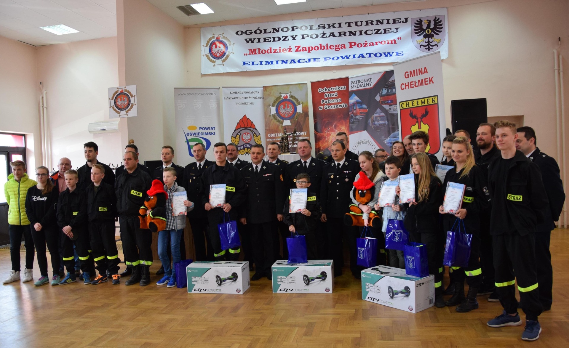 Eliminacje Powiatowe Ogólnopolskiego Turnieju Wiedzy Pożarniczej „Młodzież Zapobiega Pożarom”- ZDJĘCIA!