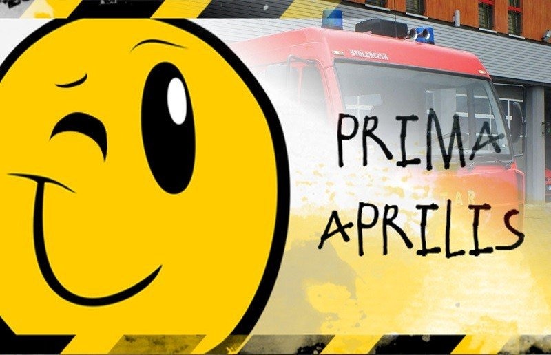 Prima aprilisowy dowcip związany z OSP Zaborze i przekazaniem im starmana