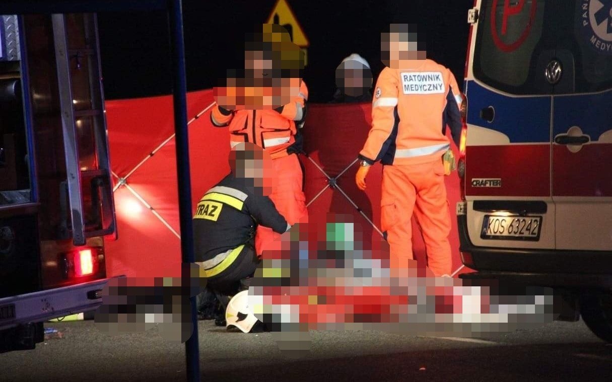 Śmiertelny wypadek w Brzeszczach – ZDJĘCIA!