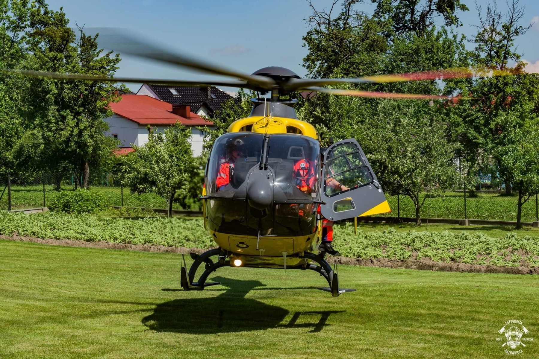 Śmigłowiec LPR Ratownik 4 interweniował dziś w Przeciszowie – ZDJĘCIA,FILM!