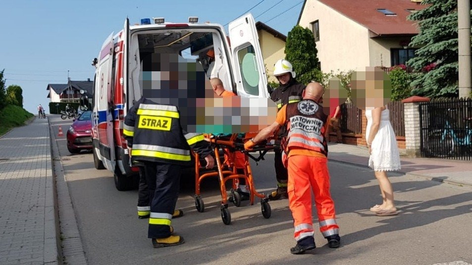 Zdarzenia drogowe z udziałem jednośladów w Osieku i Zasolu. ZDJĘCIA!