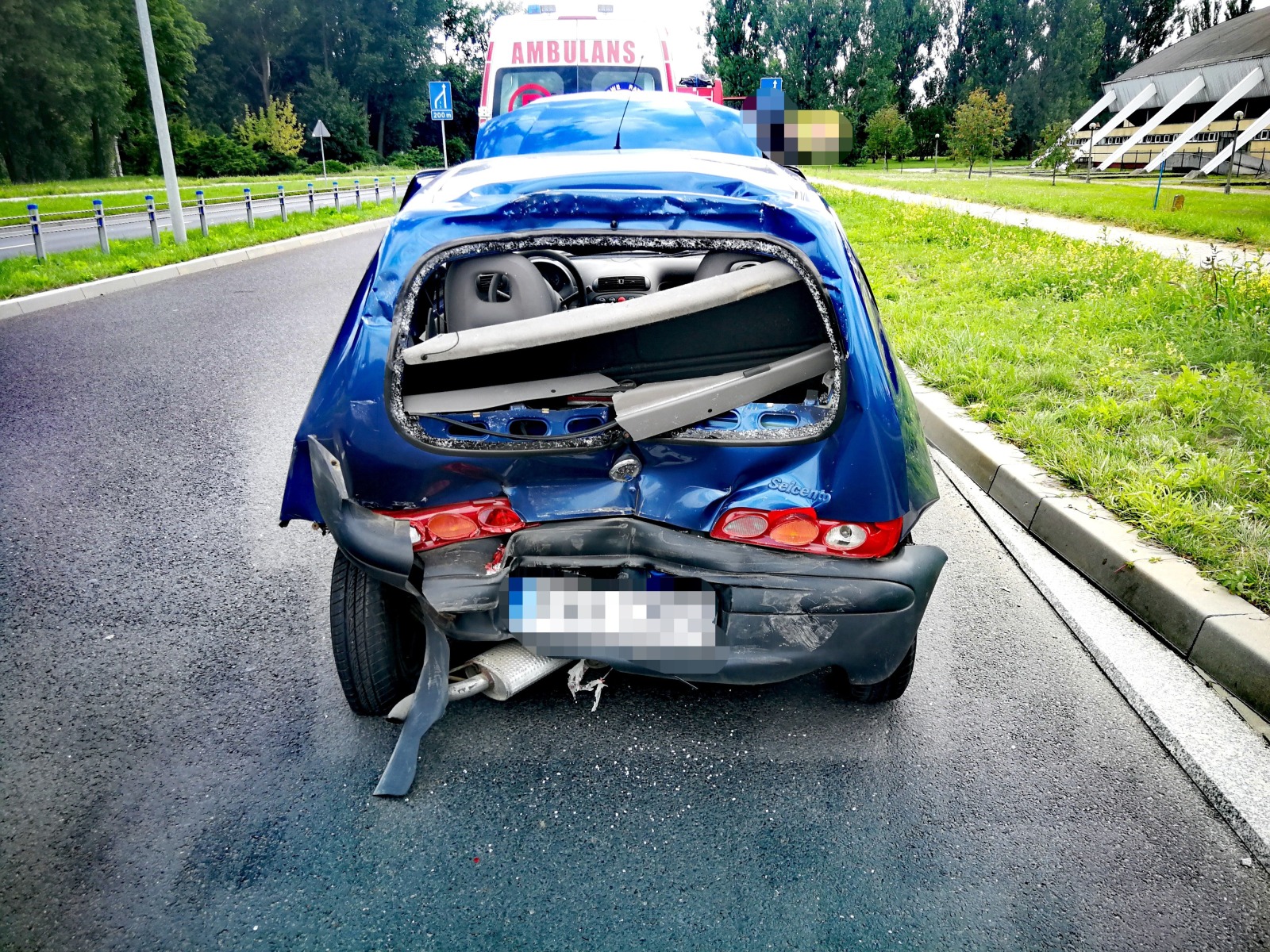 Pierwsze poważne zdarzenie od momentu załączenia świateł na ul.Chemików w Oświęcimiu – ZDJĘCIA!