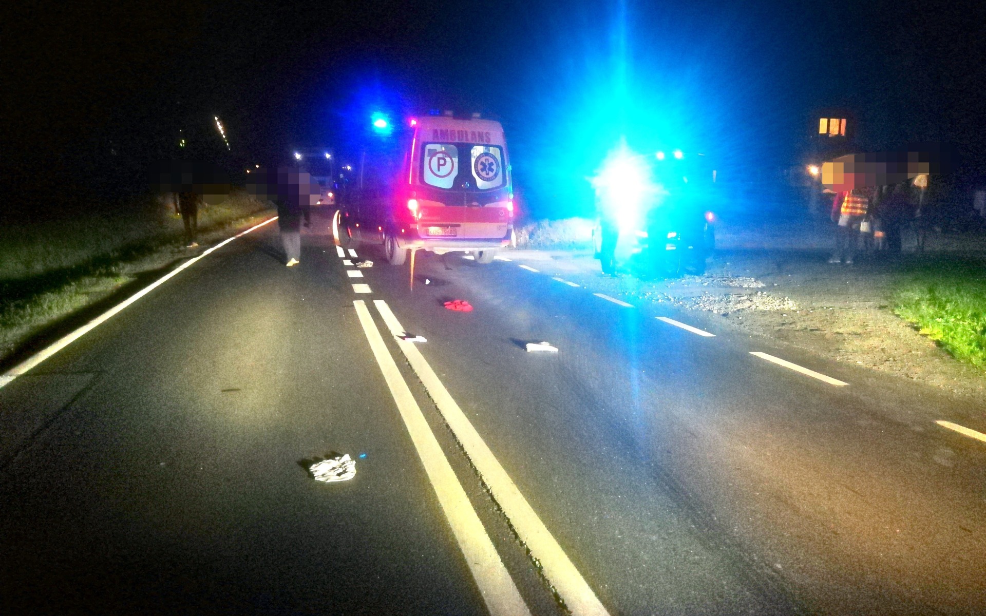 Śmiertelne potrącenie w Zatorze. Piesza wtargnęła pod samochód – ZDJĘCIA!