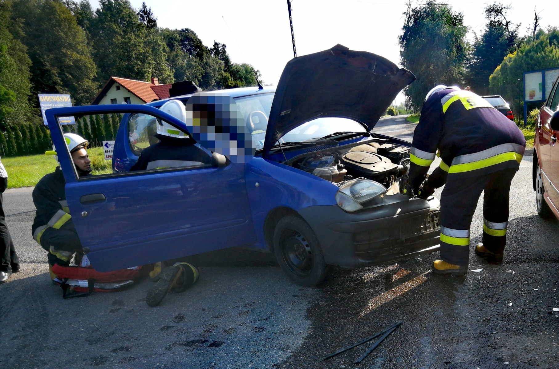 Pracowity poranek strażaków OSP i JRG – ZDJĘCIA!