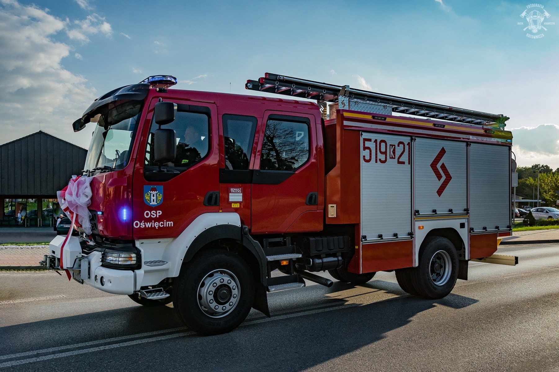 Nowy samochód ratowniczo gaśniczy w OSP Oświęcim – ZDJĘCIA!