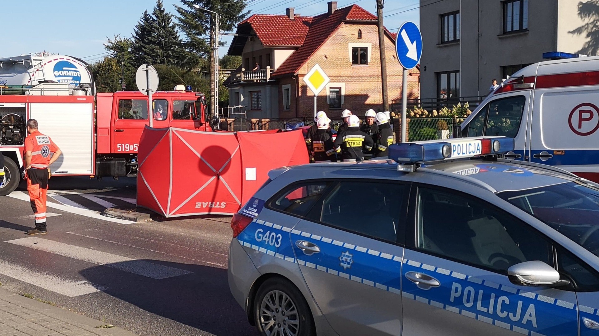 Śmiertelny wypadek w Brzeszczach – ZDJĘCIA!