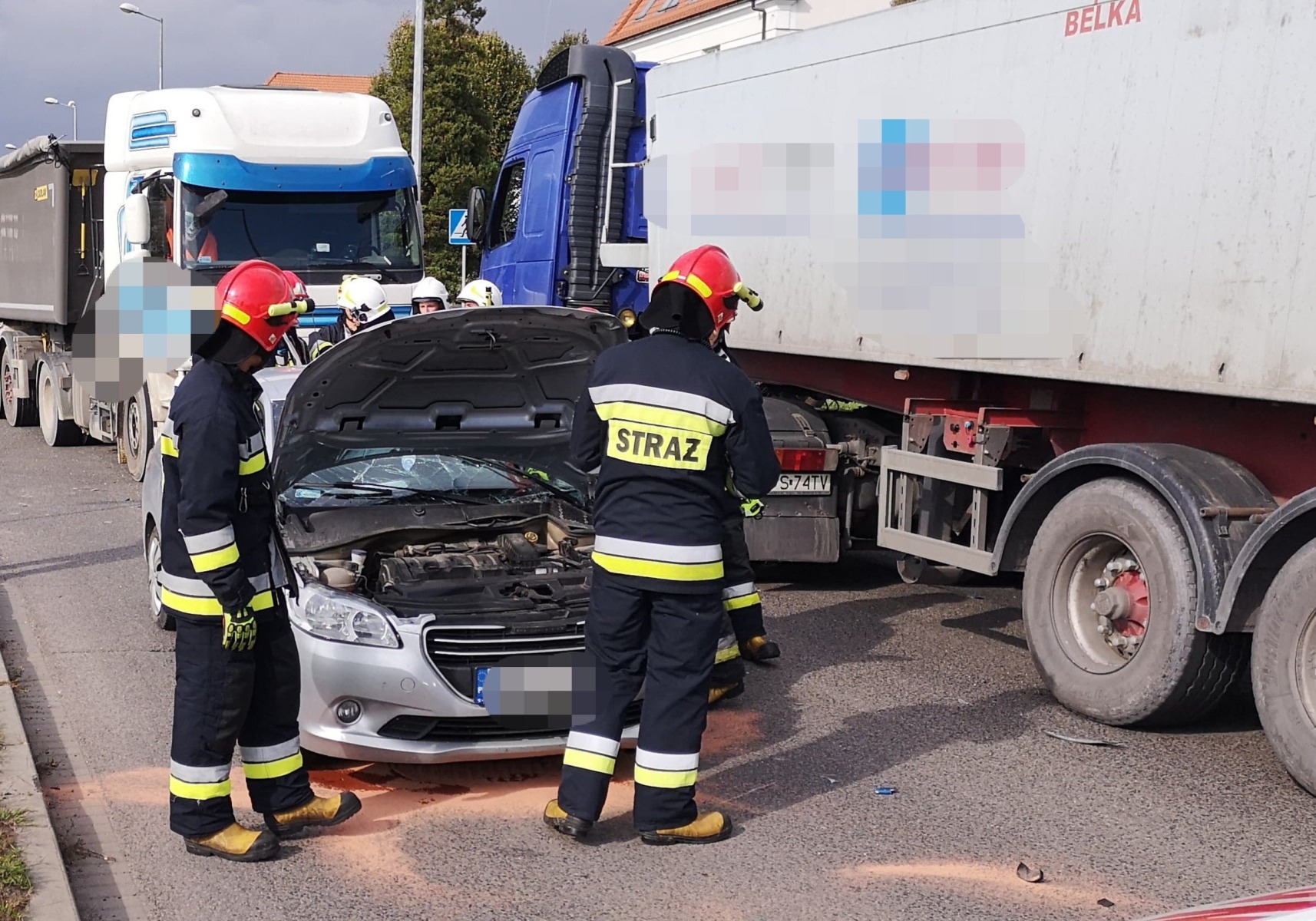 Wczorajsze zdarzenia drogowe w Oświęcimiu – ZDJĘCIA!