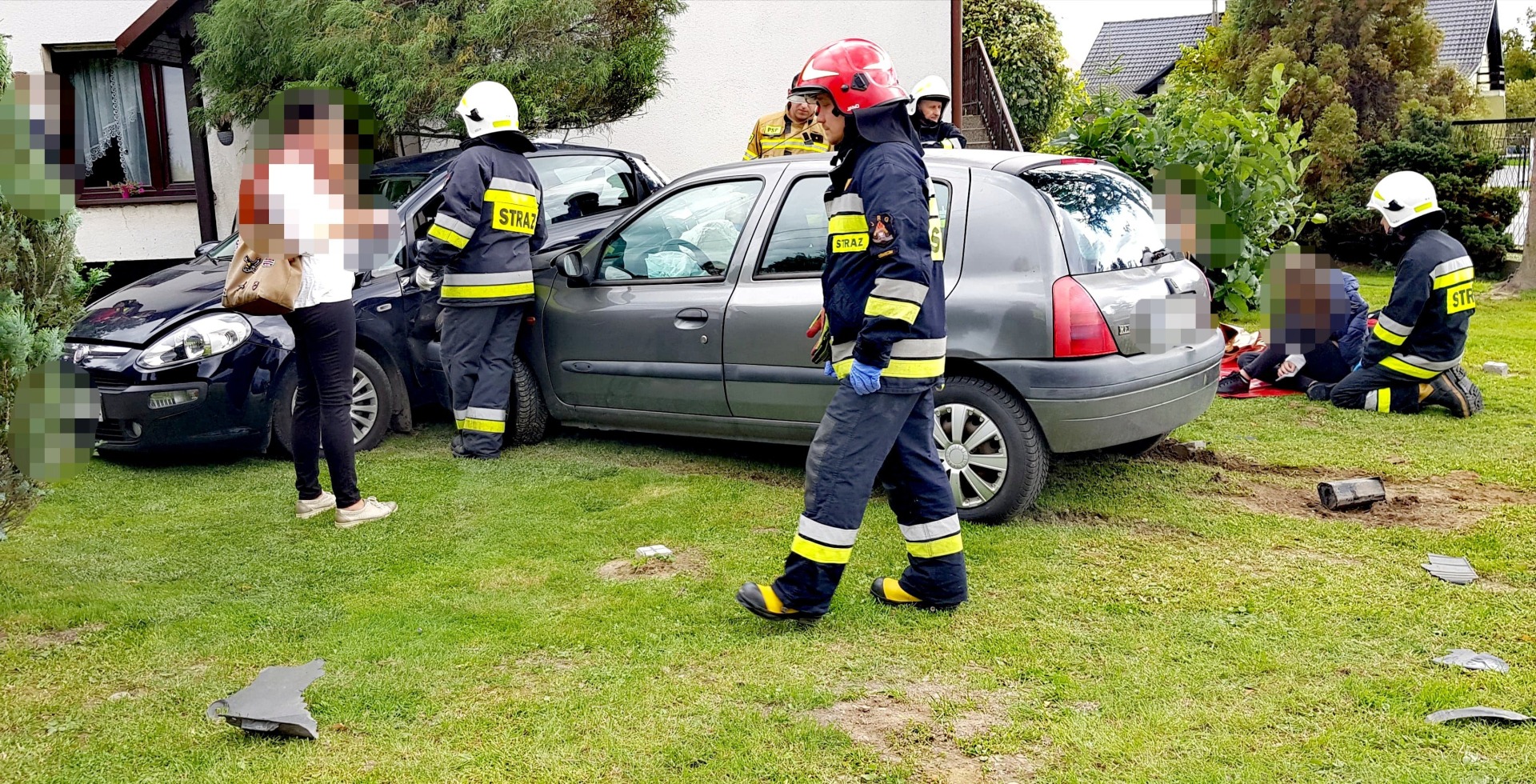 Wypadek drogowy w Zatorze. ZDJĘCIA!