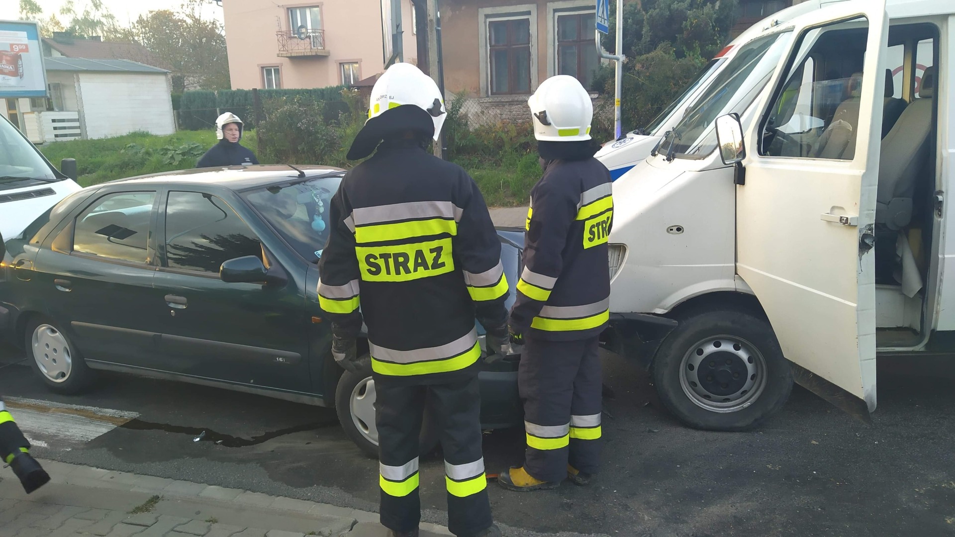 Karambol w Zatorze. W działaniach służby z dwóch powiatów – ZDJĘCIA!