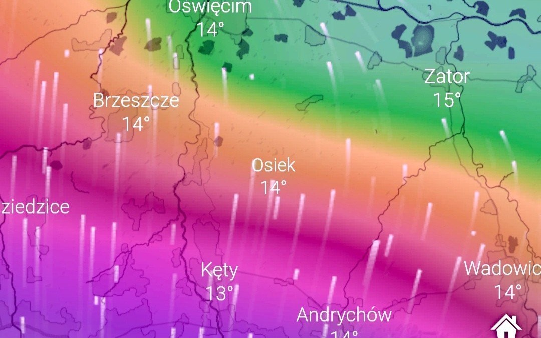 Ostrzeżenie przed silnymi porywami wiatru