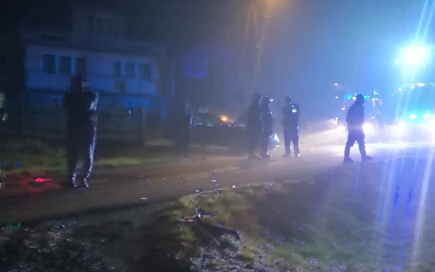 Trzy samochody zderzyły się na drodze z Osieka do Witkowic – ZDJĘCIA!