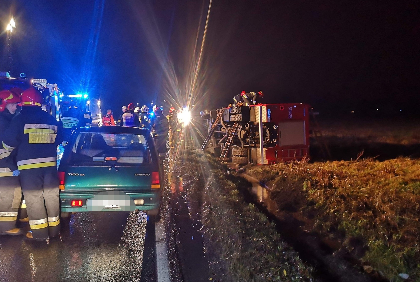 Wypadek z udziałem GCBA z JRG OŚWIECIM