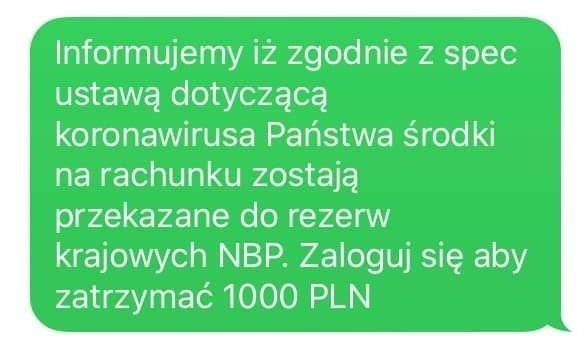 Uważajcie na oszustwa SMS metodą ,, bankową”
