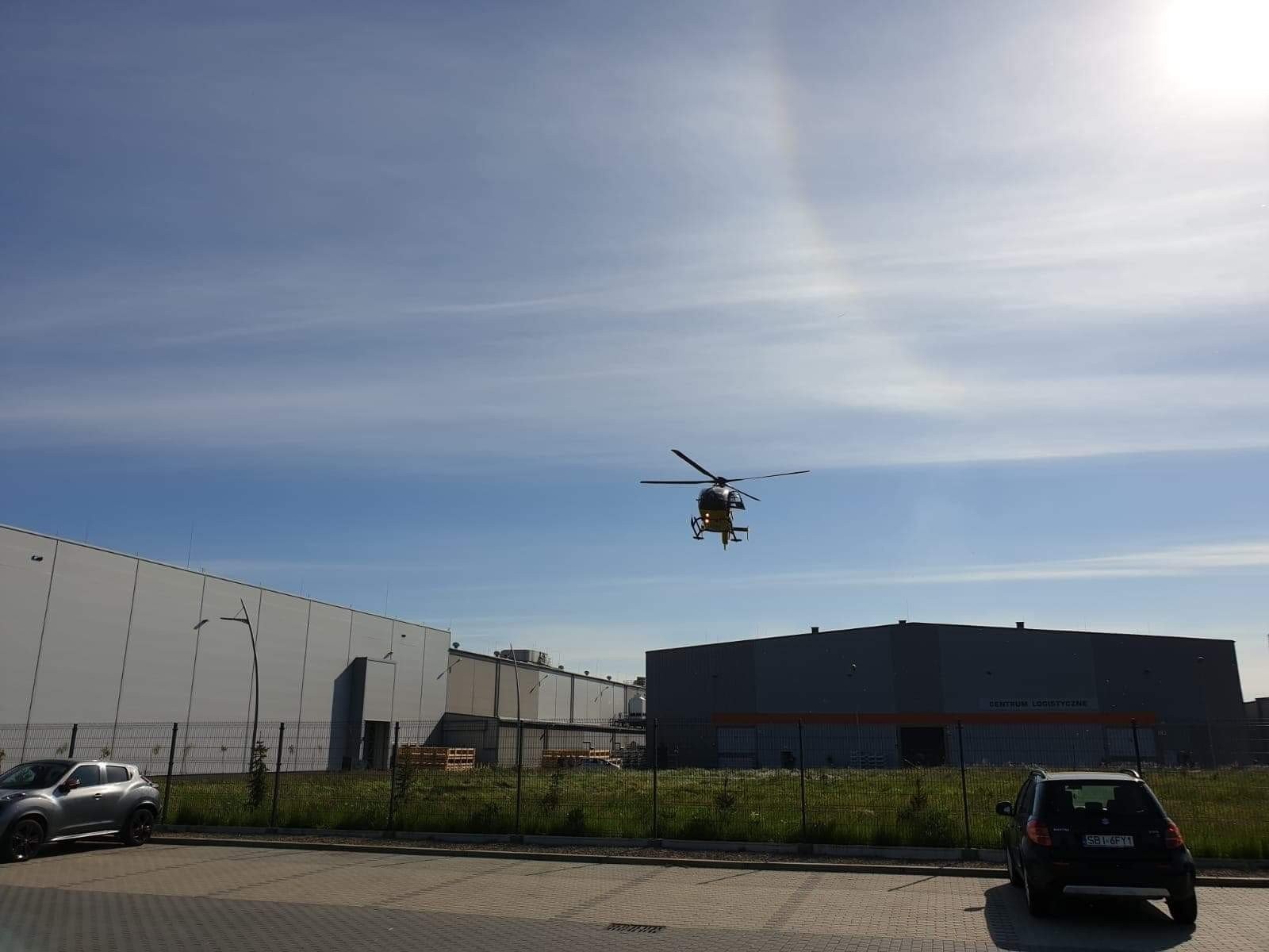 Nieszczęśliwy wypadek w Kętach. Po rannego przyleciał śmigłowiec LPR – ZDJĘCIA!