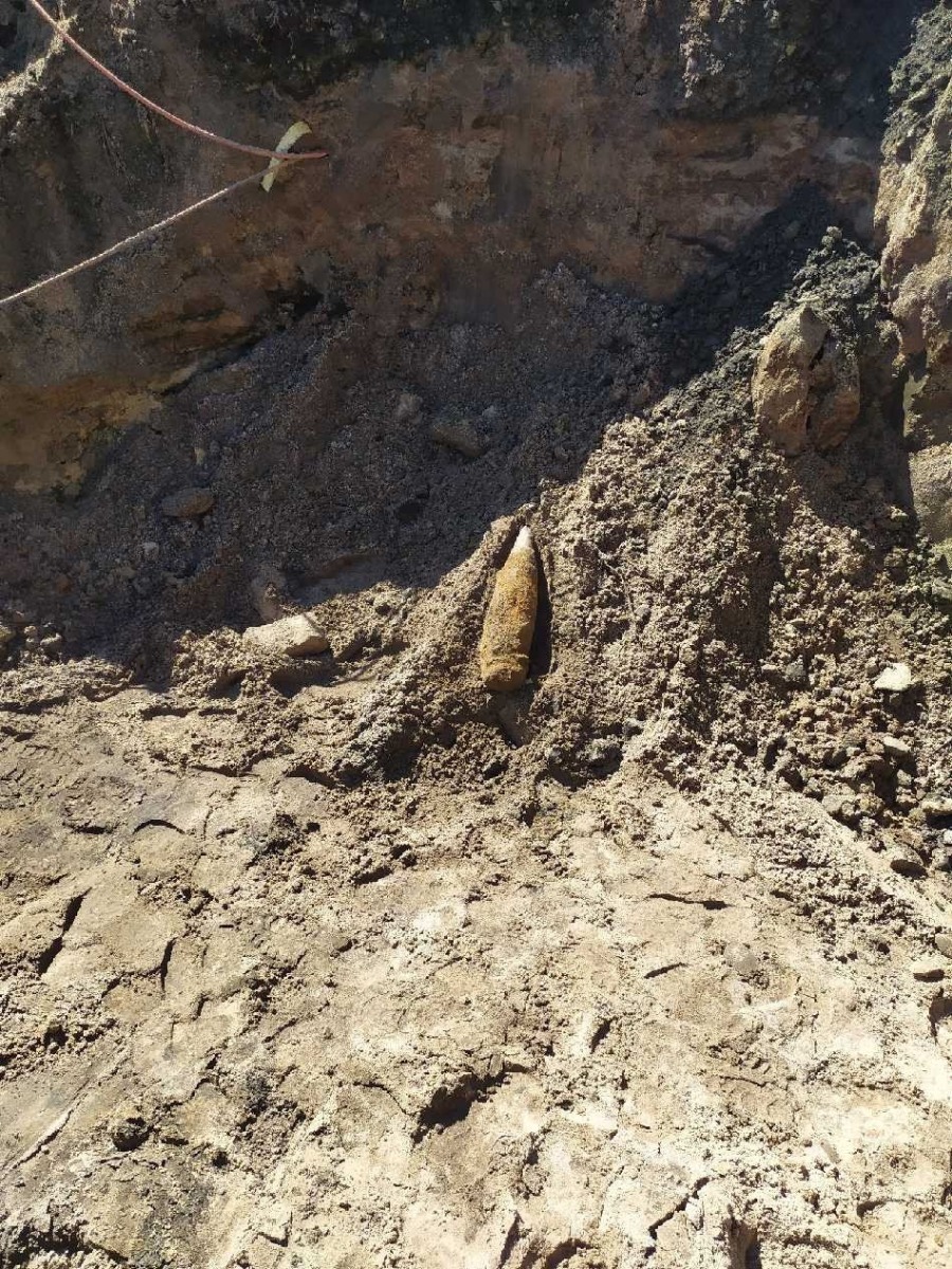 W trakcie remontu torowiska, odnaleziono niewybuch z II Wojny Światowej