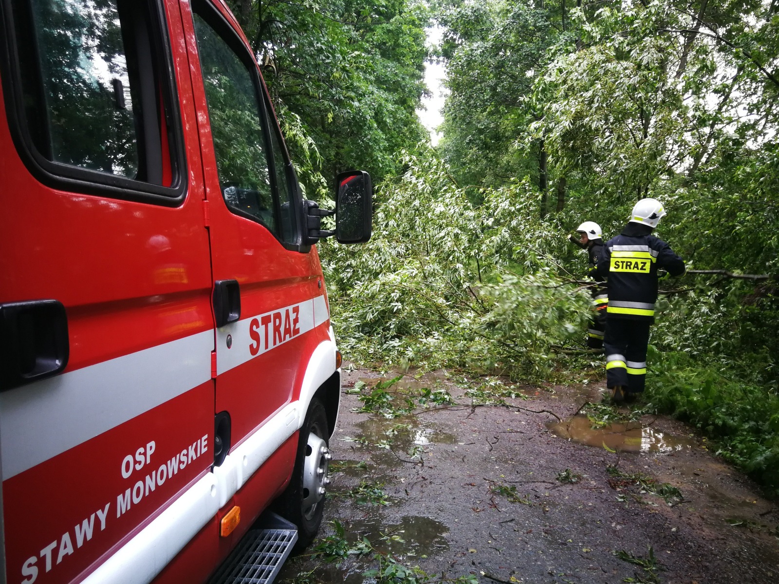 Nawałnica przeszła nad częścią powiatu oświecimskiego
