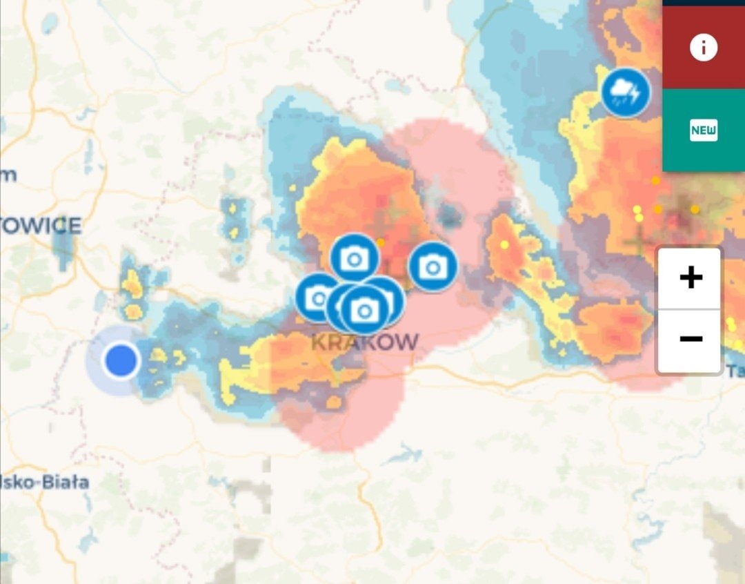 Ostrzeżenie przed intensywnymi opadami deszczu
