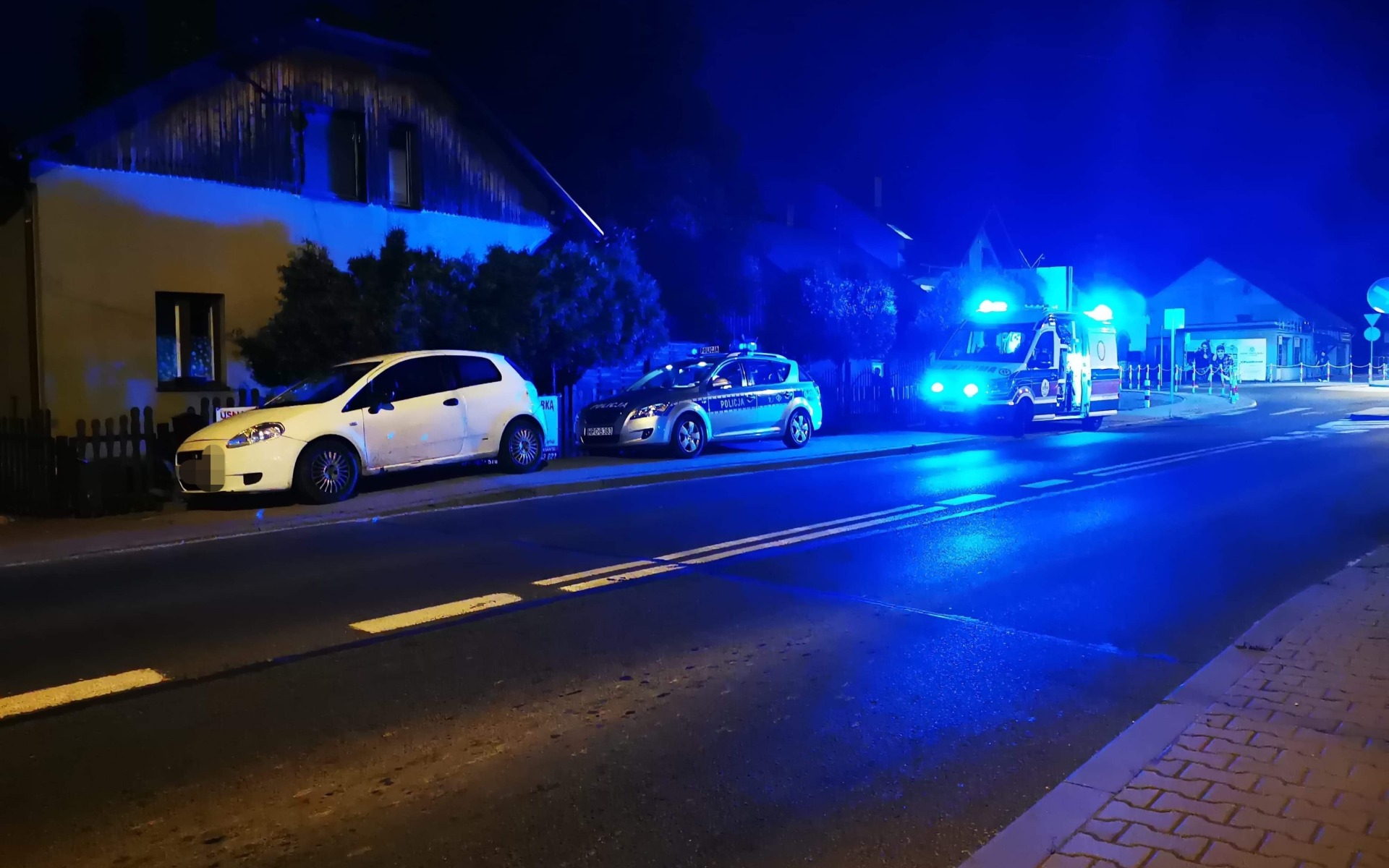 Potrącenie osoby na DW948 w gminie Kęty