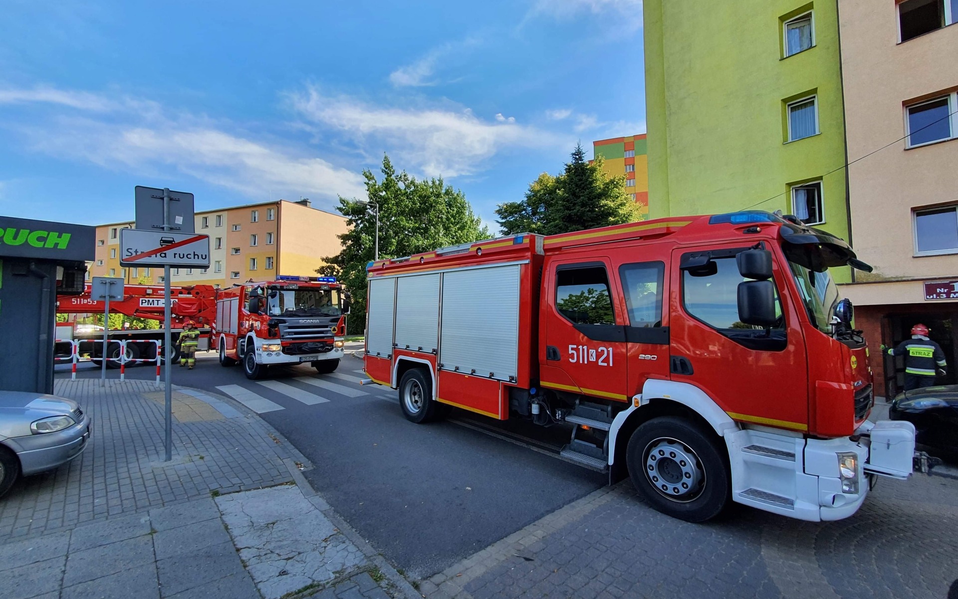 Strażackie interwencje w związku z ,,przypalonym i posiłkami” w Oświęcimiu – ZDJĘCIA!