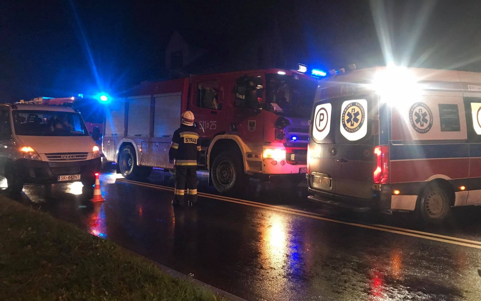 Śmiertelny wypadek w Brzeszczach. Nie żyje 57-letnia mieszkanka Jawiszowic – ZDJĘCIA!