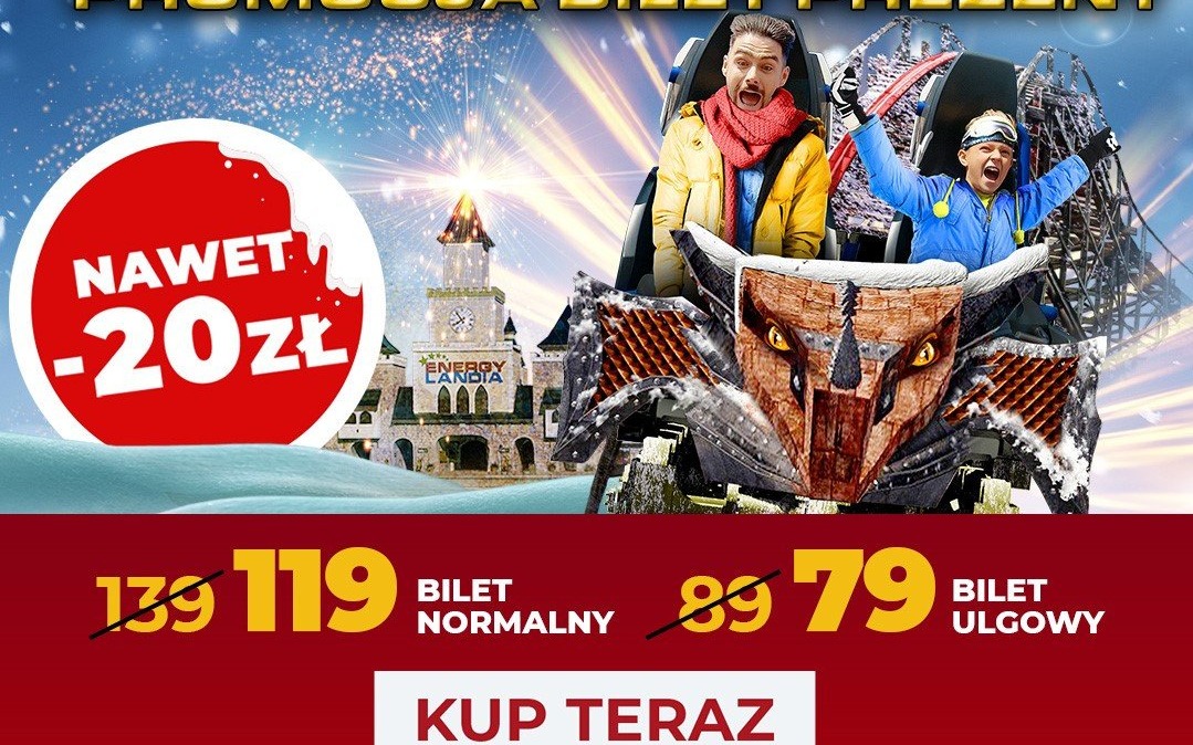 Mikołajkowy szał cenowy w Energylandii !