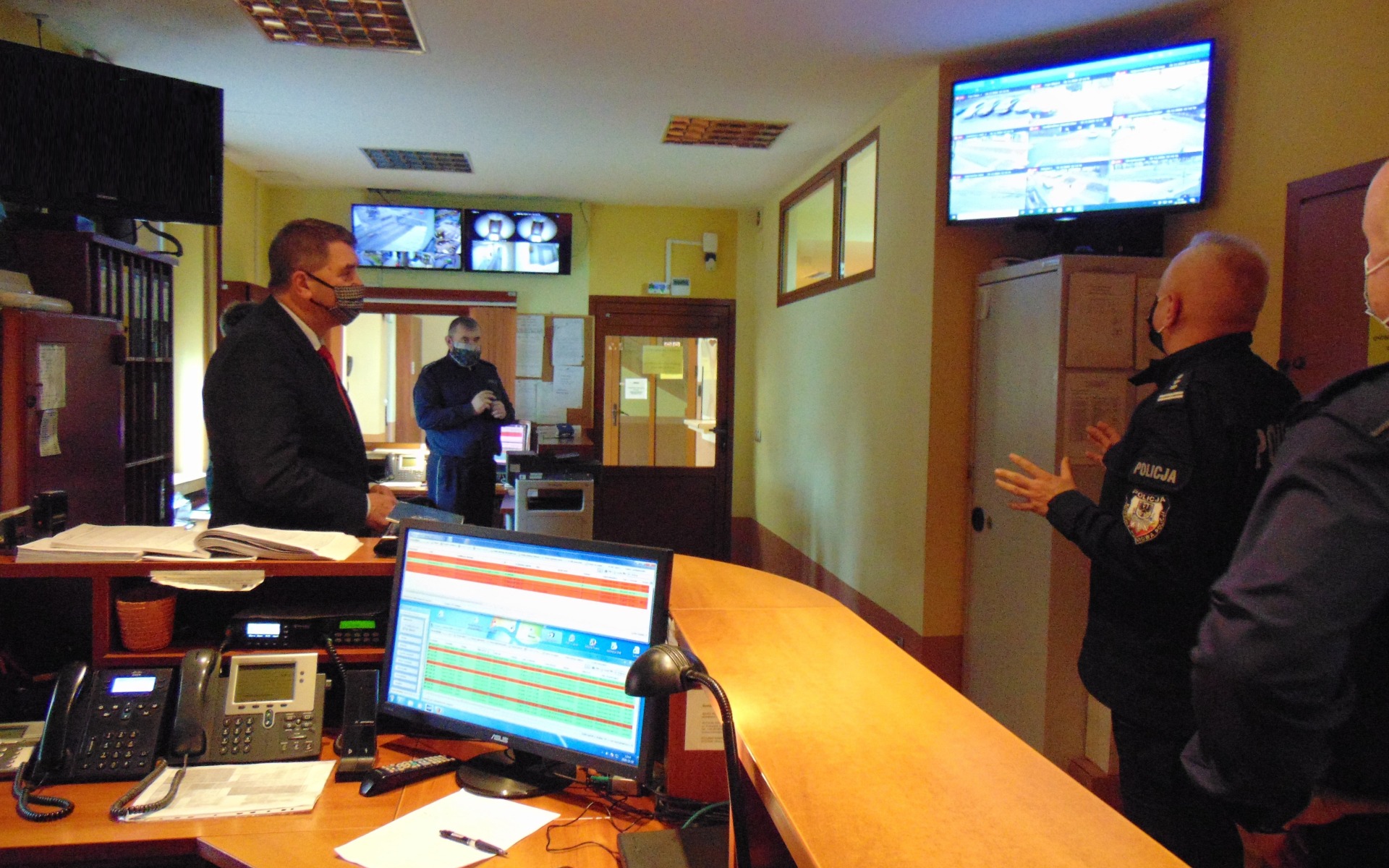 Miejski monitoring od dziś wspomoże Dyżurnych Stanowiska Kierowania Policji w Oświęcimiu