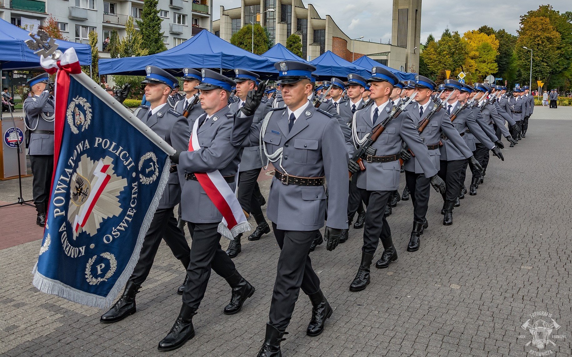 Czterech nowych funkcjonariuszy w Komendzie Powiatowej Policji w Oświęcimiu