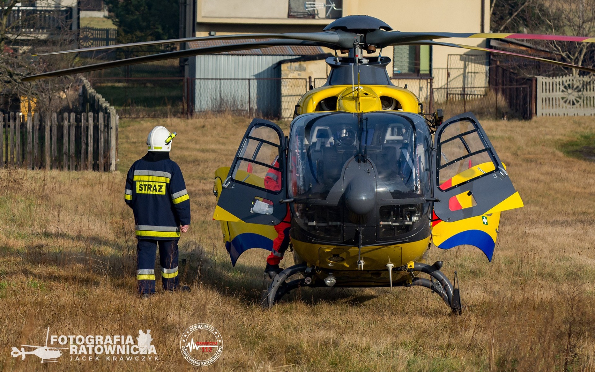 Interwencje służb ratowniczych w Chełmku. Nie żyje mężczyzna – ZDJĘCIA!