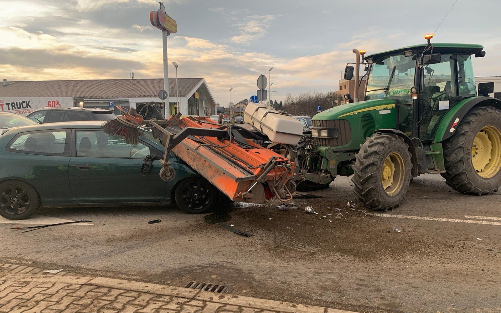 Utrudnienia na DK44 w Oświęcimiu – ZDJĘCIA!