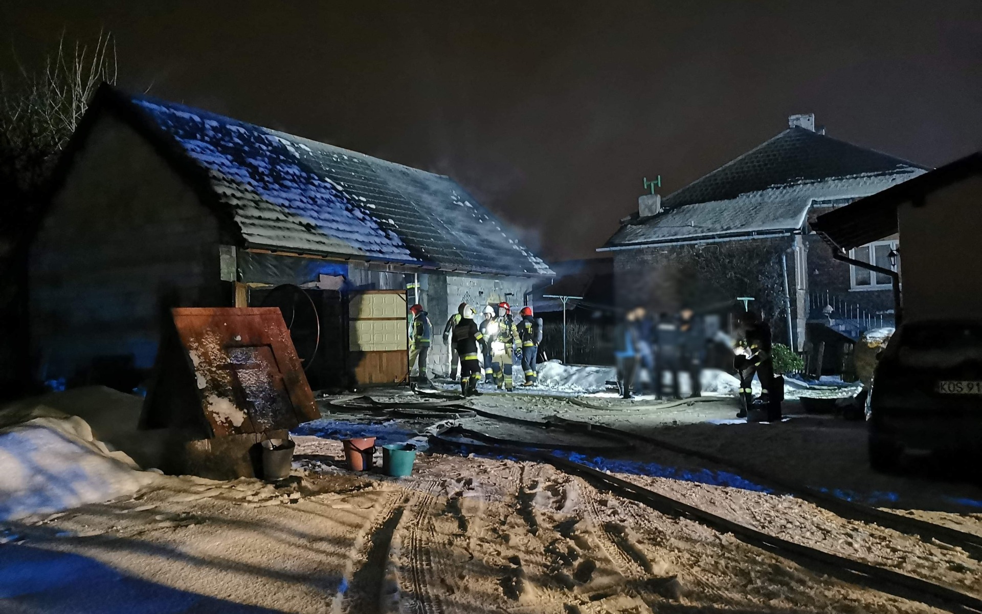 Tragiczny pożar w Piotrowicach. Nie żyje mężczyzna – ZDJĘCIA!