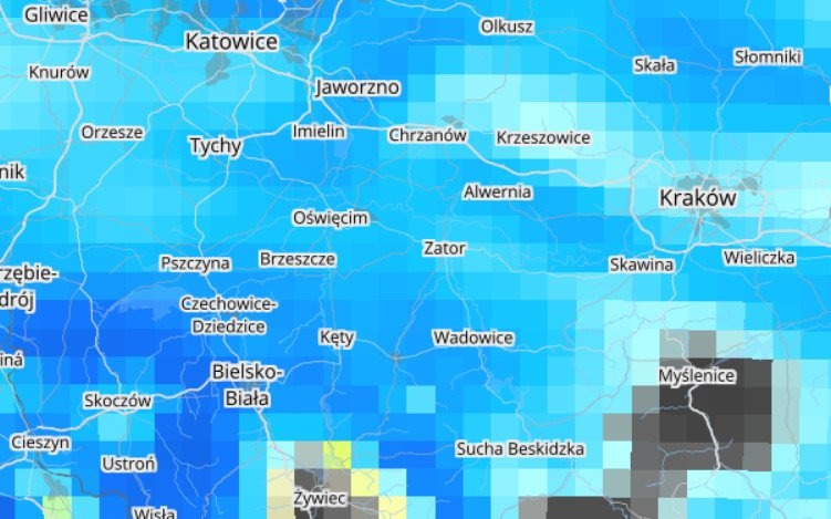 Ostrzeżenie przed opadami marznącymi i gołoledzią na drogach powiatu