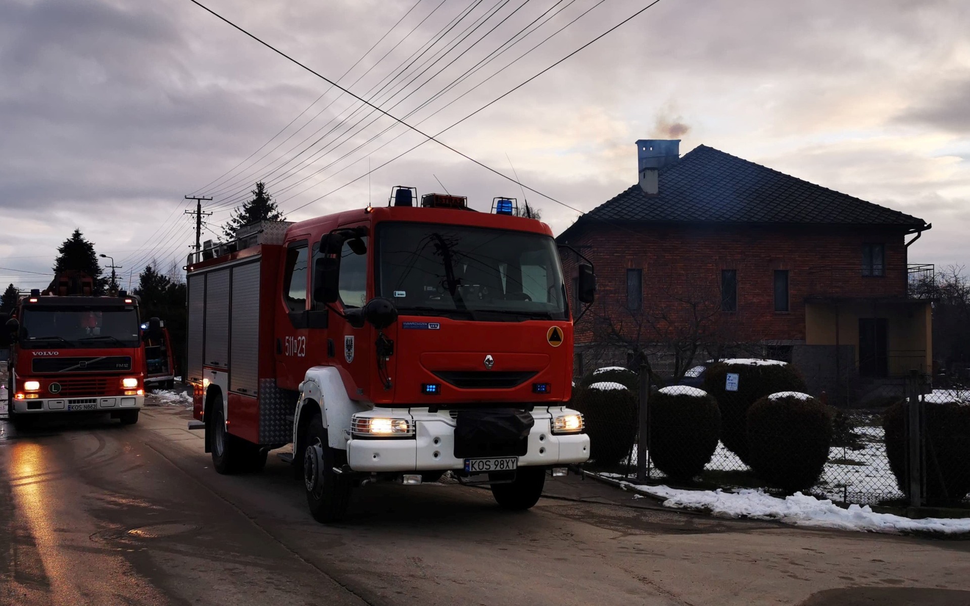 Kolejne pożary sadz w przewodach kominowych w powiecie oświęcimskim – ZDJĘCIA!