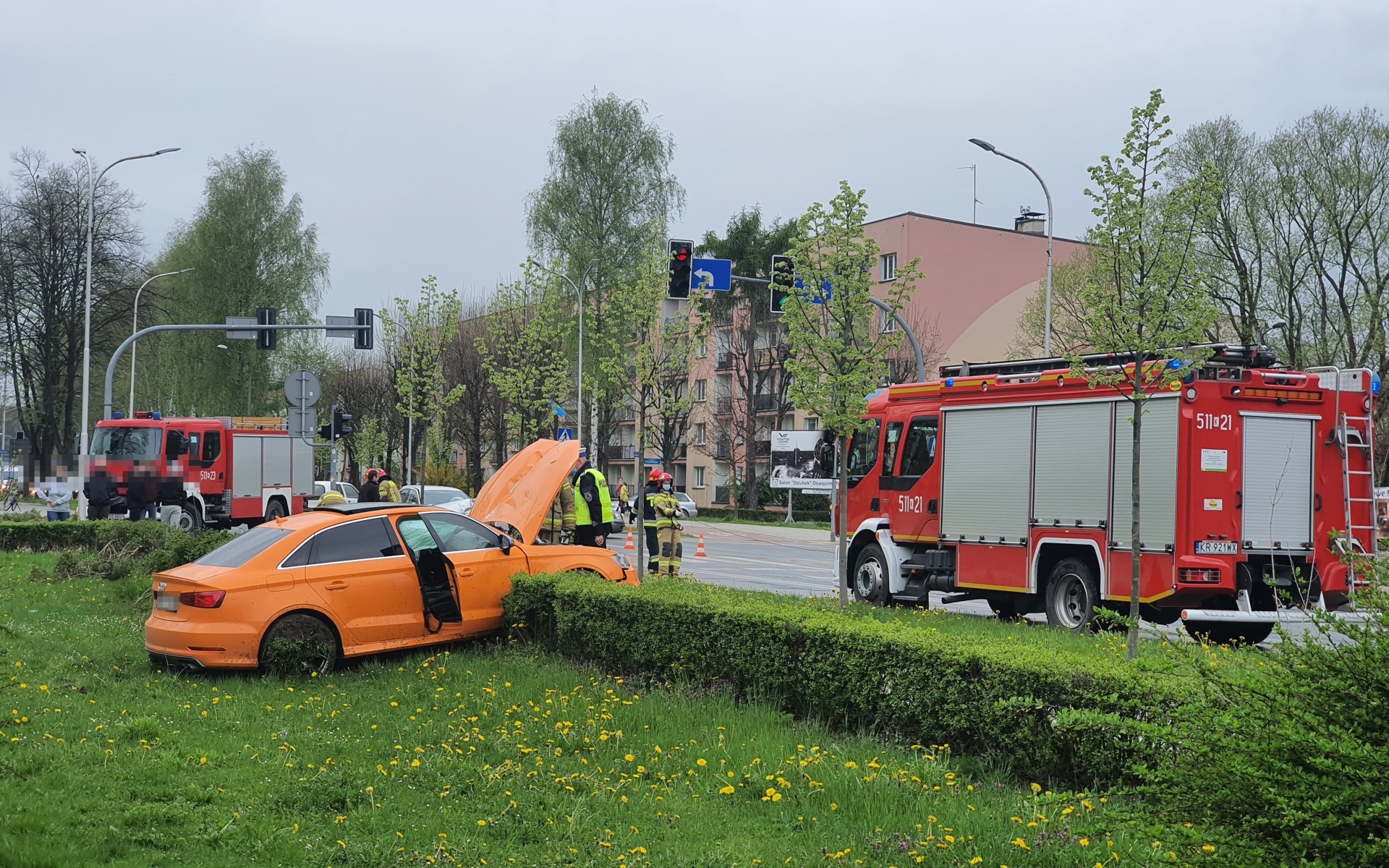 Wypadek w Oświęcimiu. Trwają działania służb ratowniczych – ZDJĘCIA!
