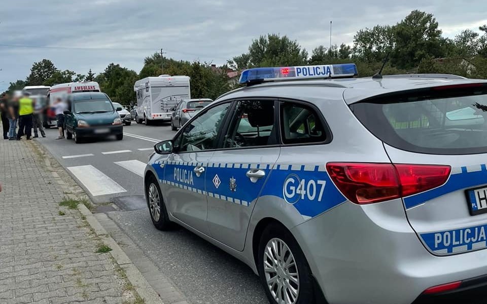 Potrącenie 9-latka na przejściu dla pieszych