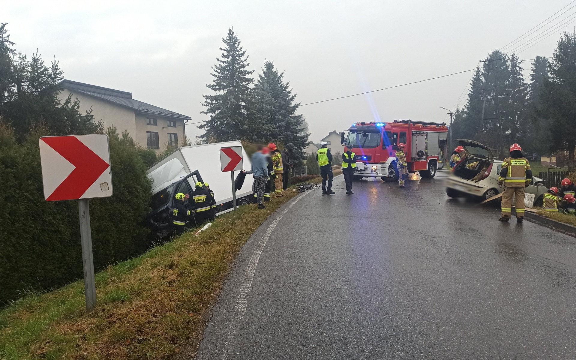 Poważny wypadek w Porebie Wielkiej – ZDJĘCIA!