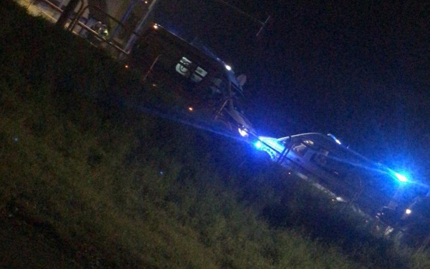 Wypadek drogowy z udziałem pijanego pieszego