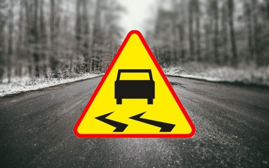 Synoptycy IMGW wydali ostrzeżenie przed oblodzeniem jezdni