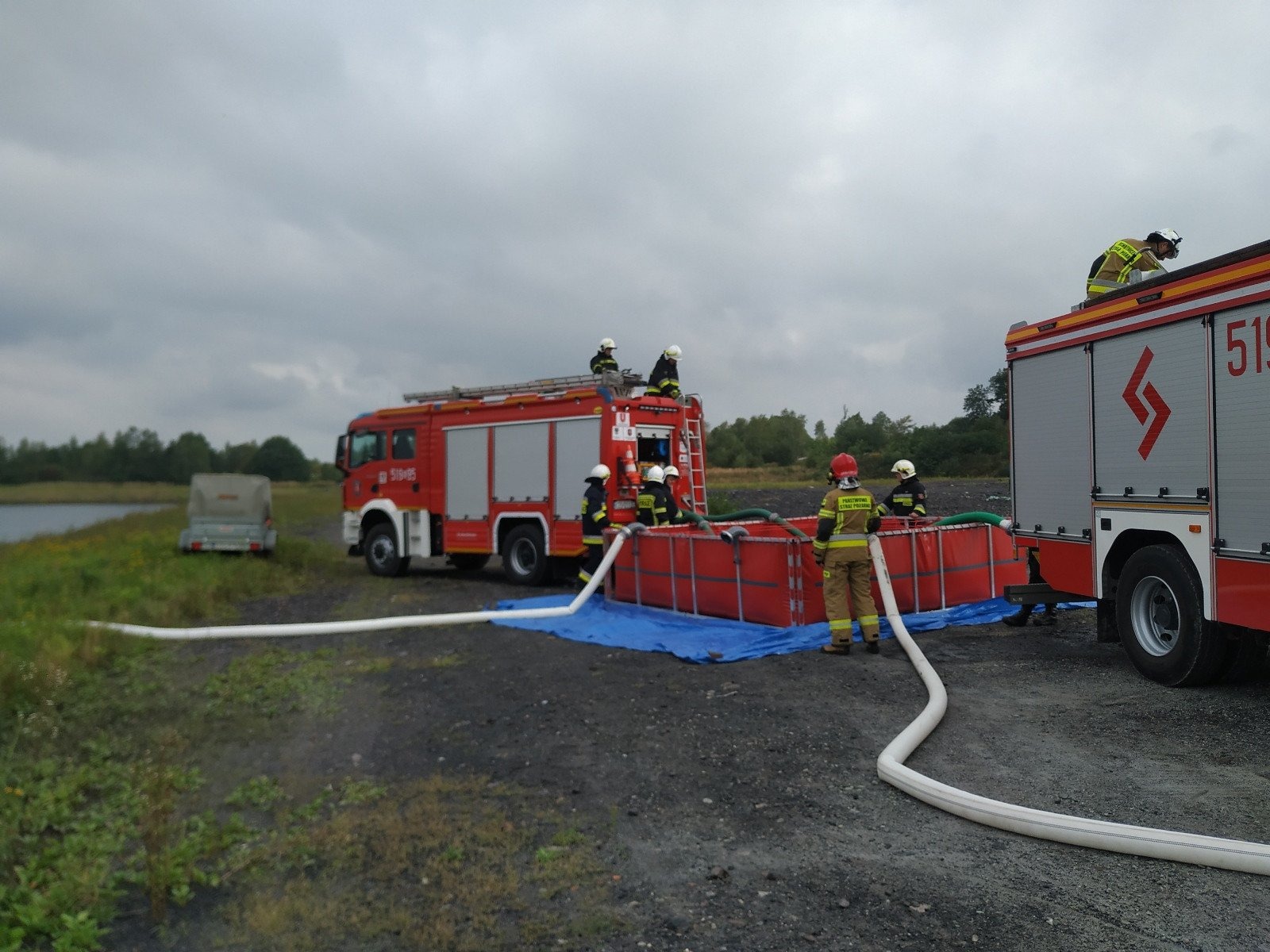 Pluton zaopatrzenia wodnego na bazie jednostek OSP