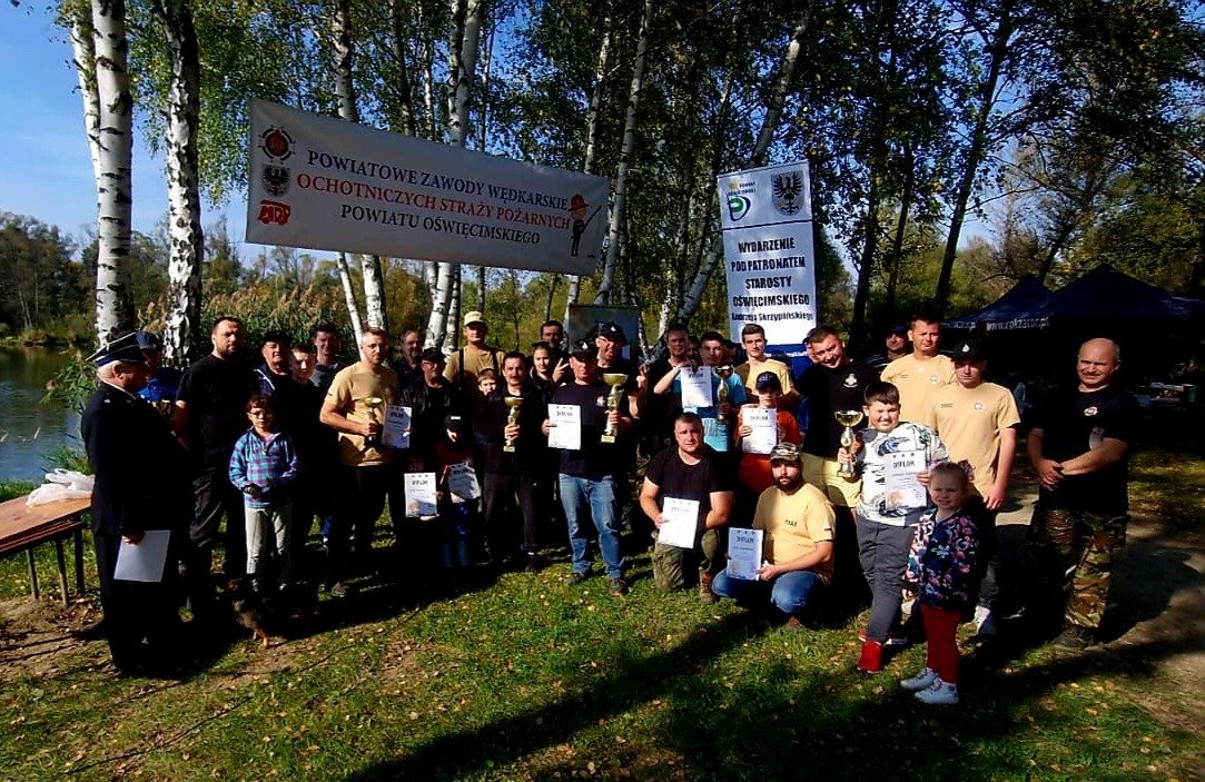 V Powiatowe Spławikowe Zawody Wędkarskie jednostek OSP Powiatu Oświęcimskiego.