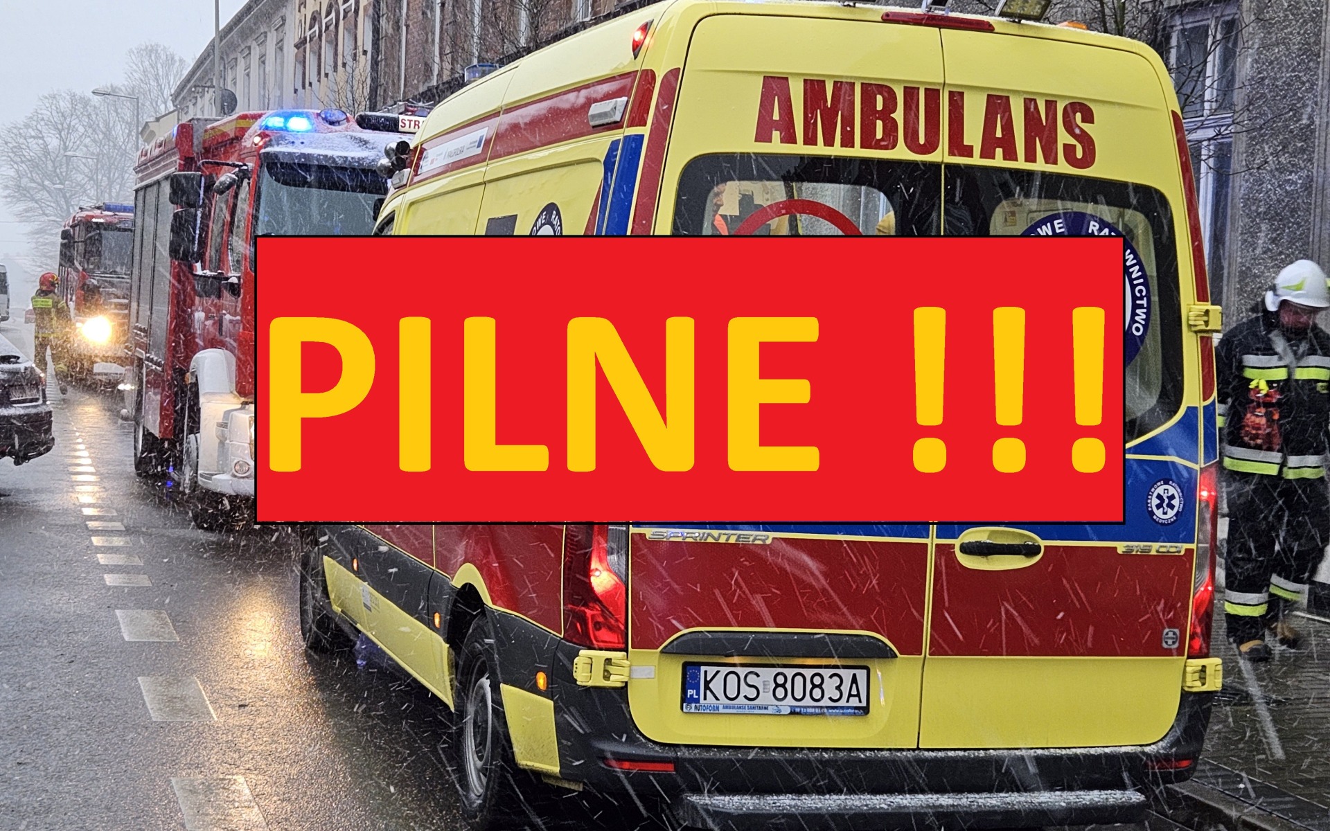 Dwóch strażaków rannych podczas akcji gaśniczej w Oświęcimiu – ZDJĘCIA!