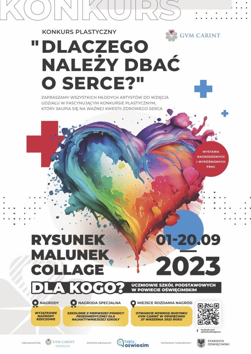 Zadbaj o serce. Konkurs dla uczniów z naszego powiatu