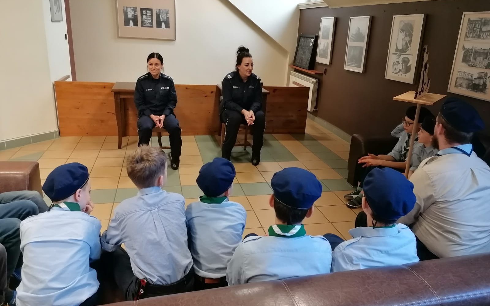 „Bezpieczne Ferie 2024″. Policyjne prelekcje  dla dzieci i młodzieży.