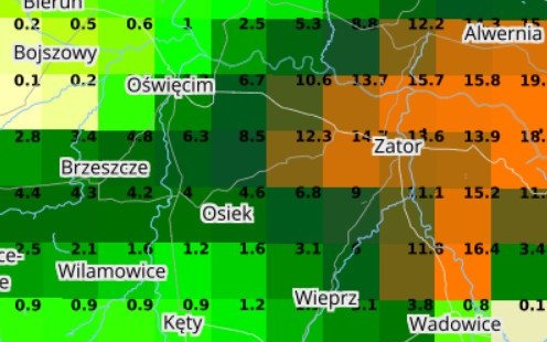 Przed nami silne opady deszczu
