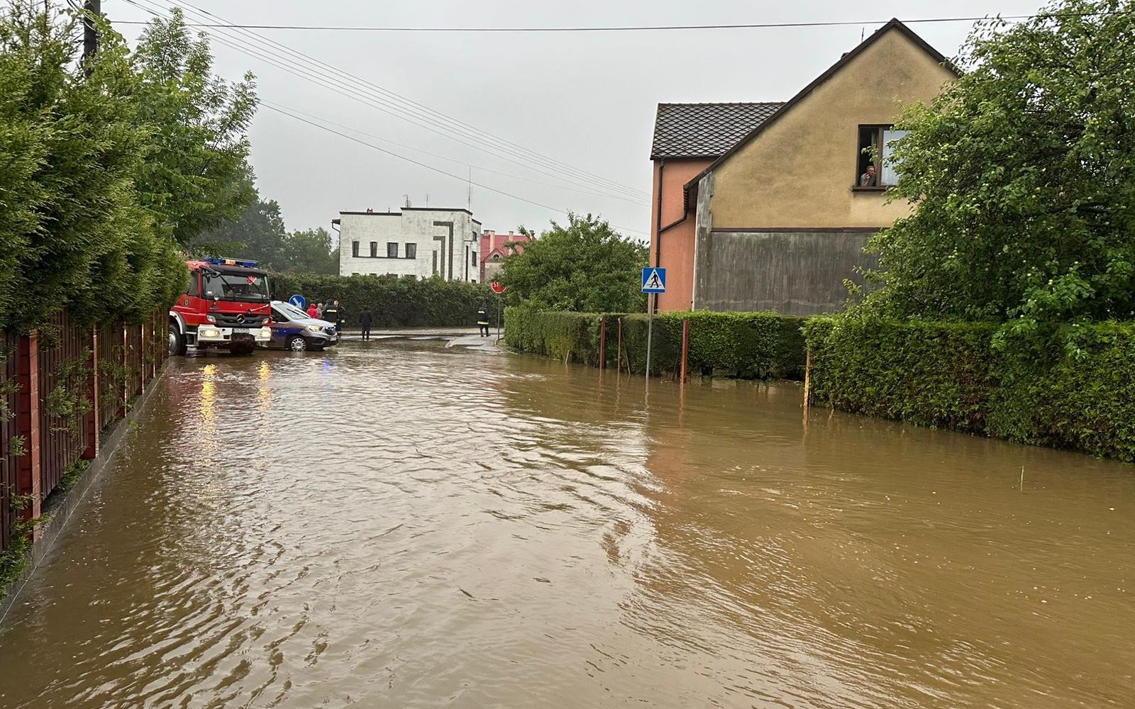 Silne opady deszczu przeszły przez powiat oświęcimski – ZDJĘCIA, FILM!