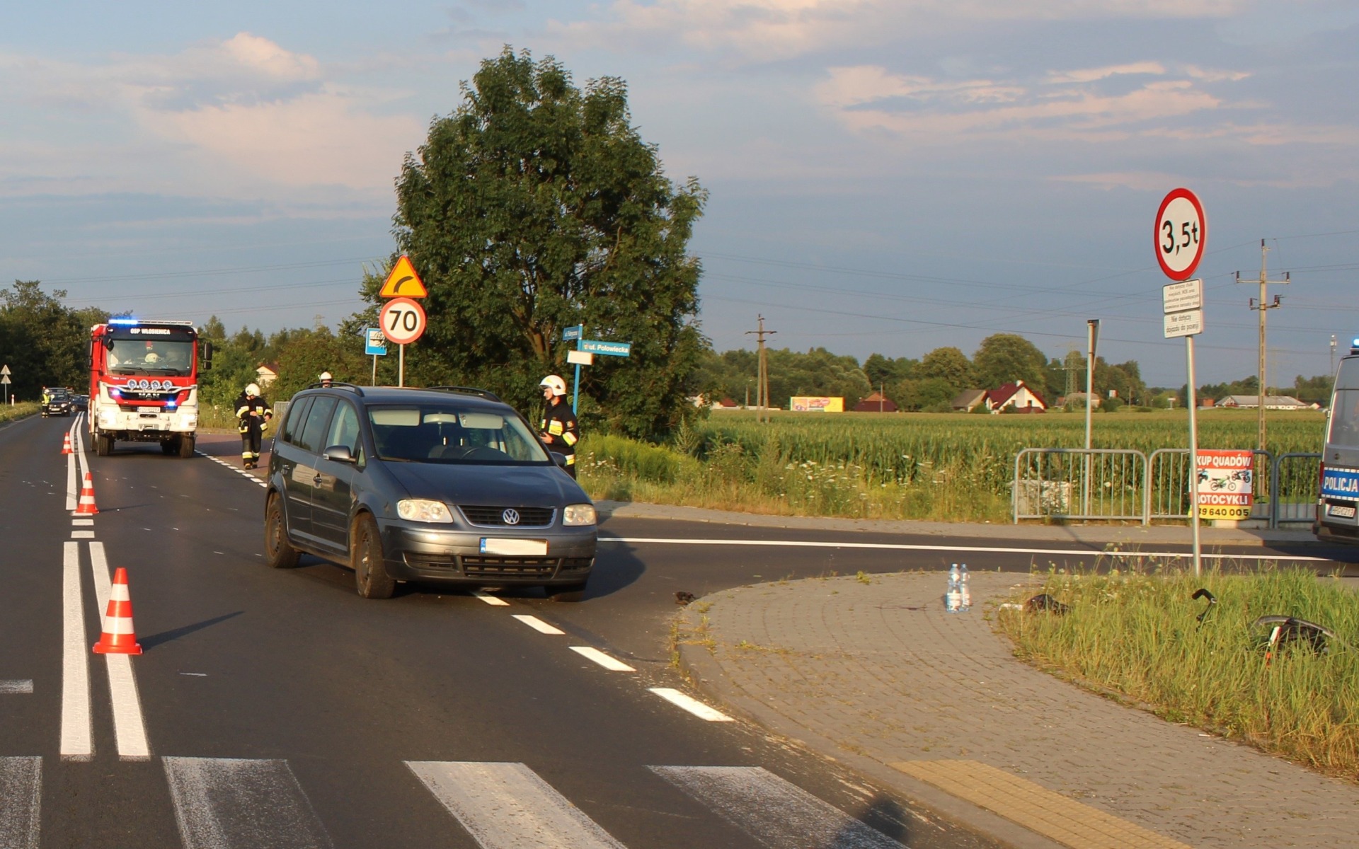 Poważne konsekwencje pijanej jazdy na rowerze. Mężczyzna został poważnie ranny