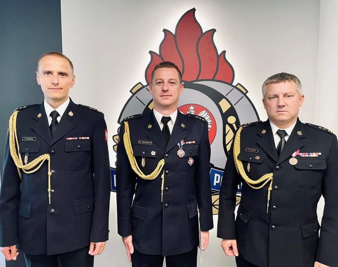 Kpt. Michał Senkowski od dziś pełni obowiązki Zastępcy Komendanta Powiatowego Państwowej Straży Pożarnej w Oświęcimiu