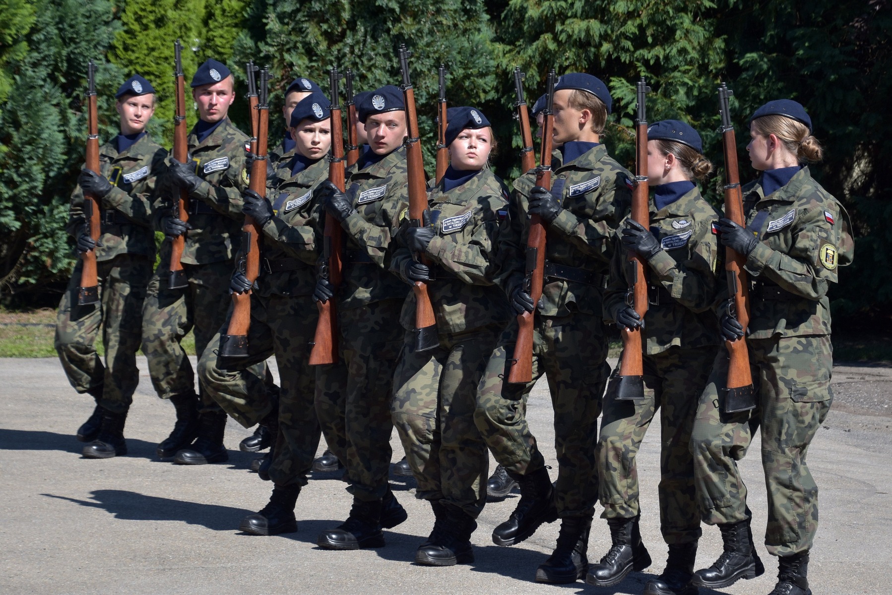 Uroczysty apel w Wojskowym Centrum Rekrutacji w Oświęcimiu