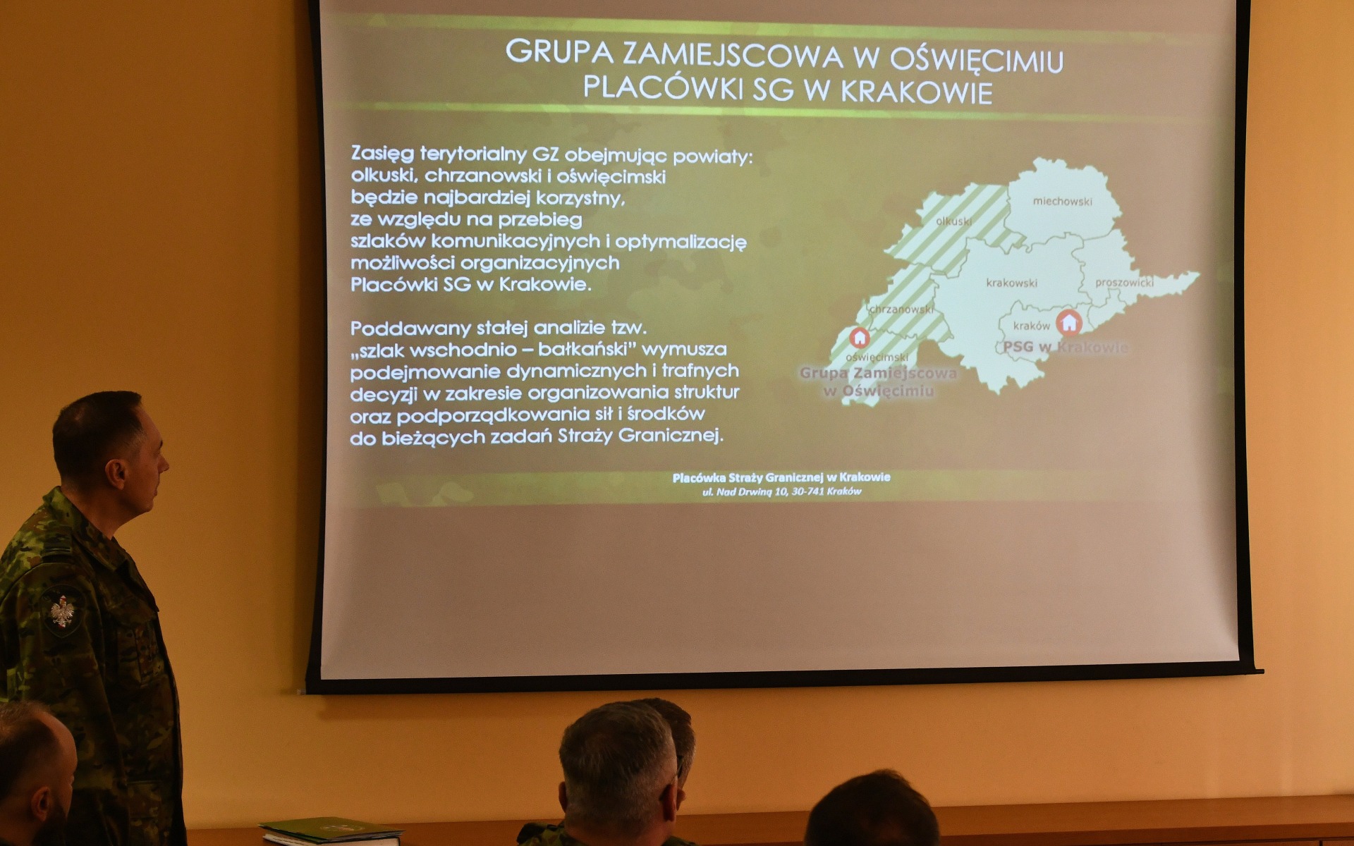 Nowa Grupa Zamiejscowa Straży Granicznej w Oświęcimiu rozpoczyna działalność!