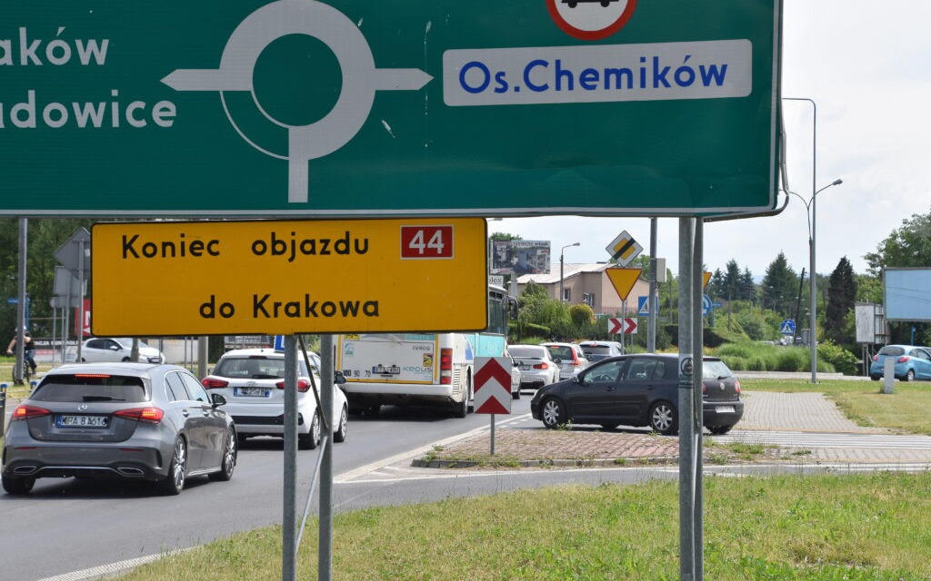 Krajowa 44 w stolicy powiatu wymaga częściowej przebudowy
